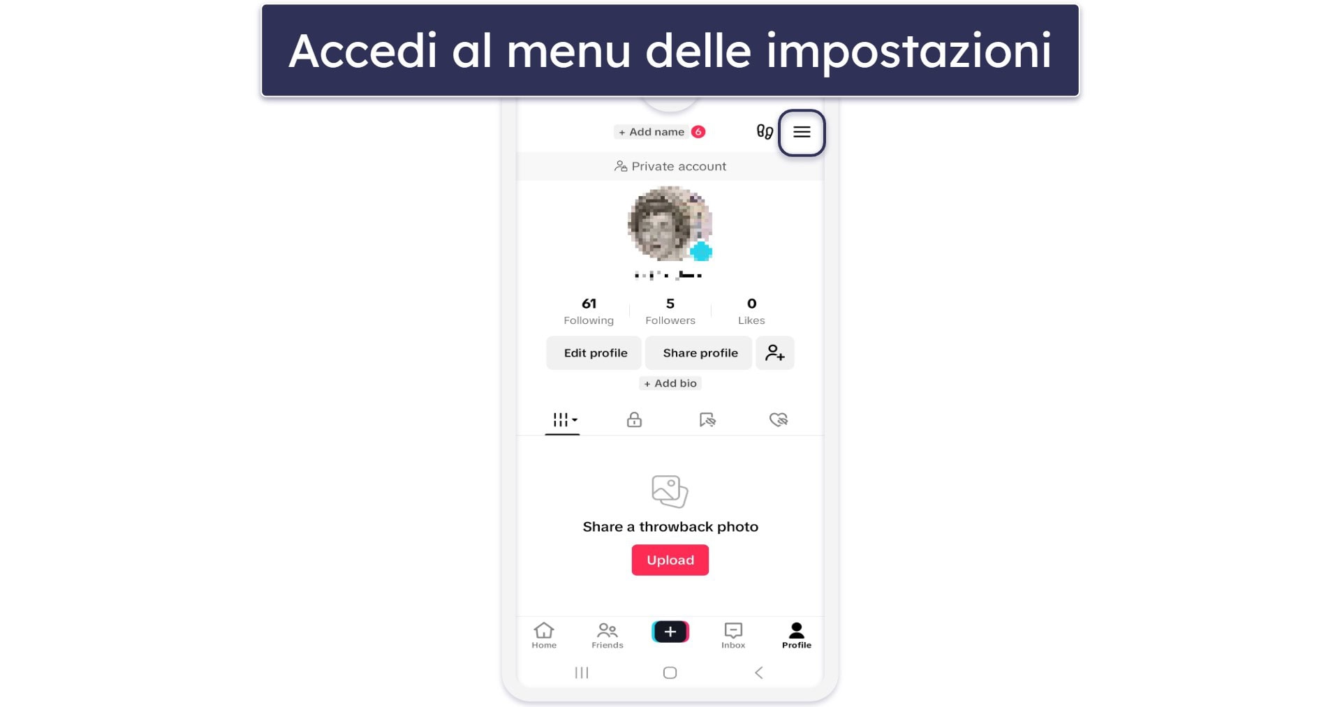 Come disattivare il tuo account TikTok