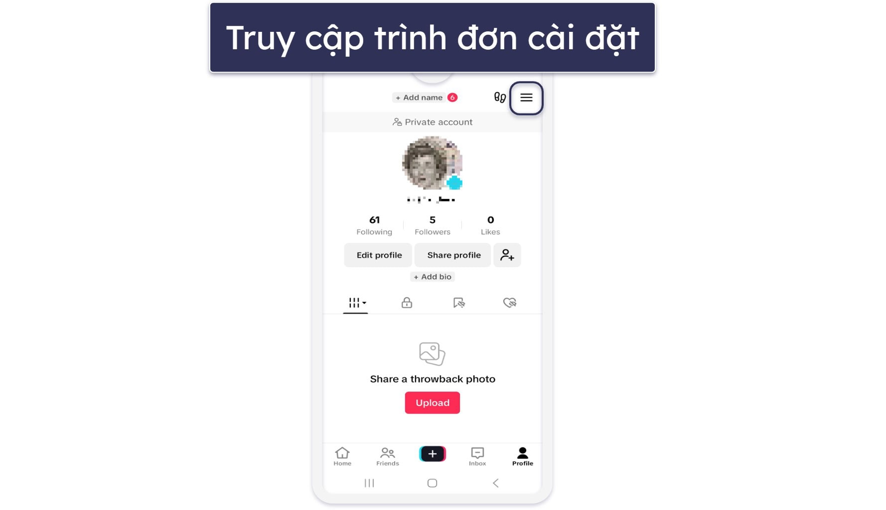 Cách hủy kích hoạt tài khoản TikTok của bạn