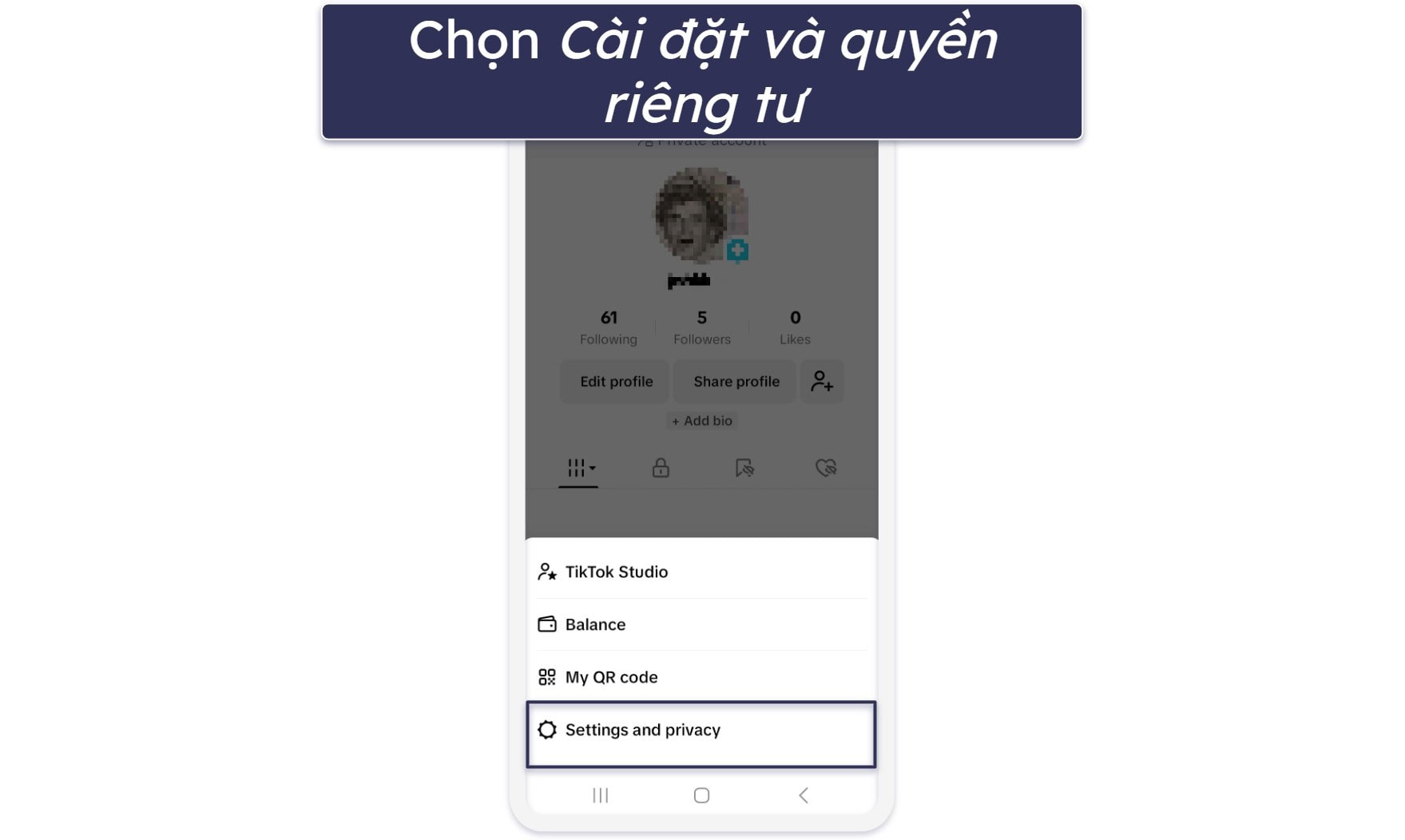 Cách hủy kích hoạt tài khoản TikTok của bạn