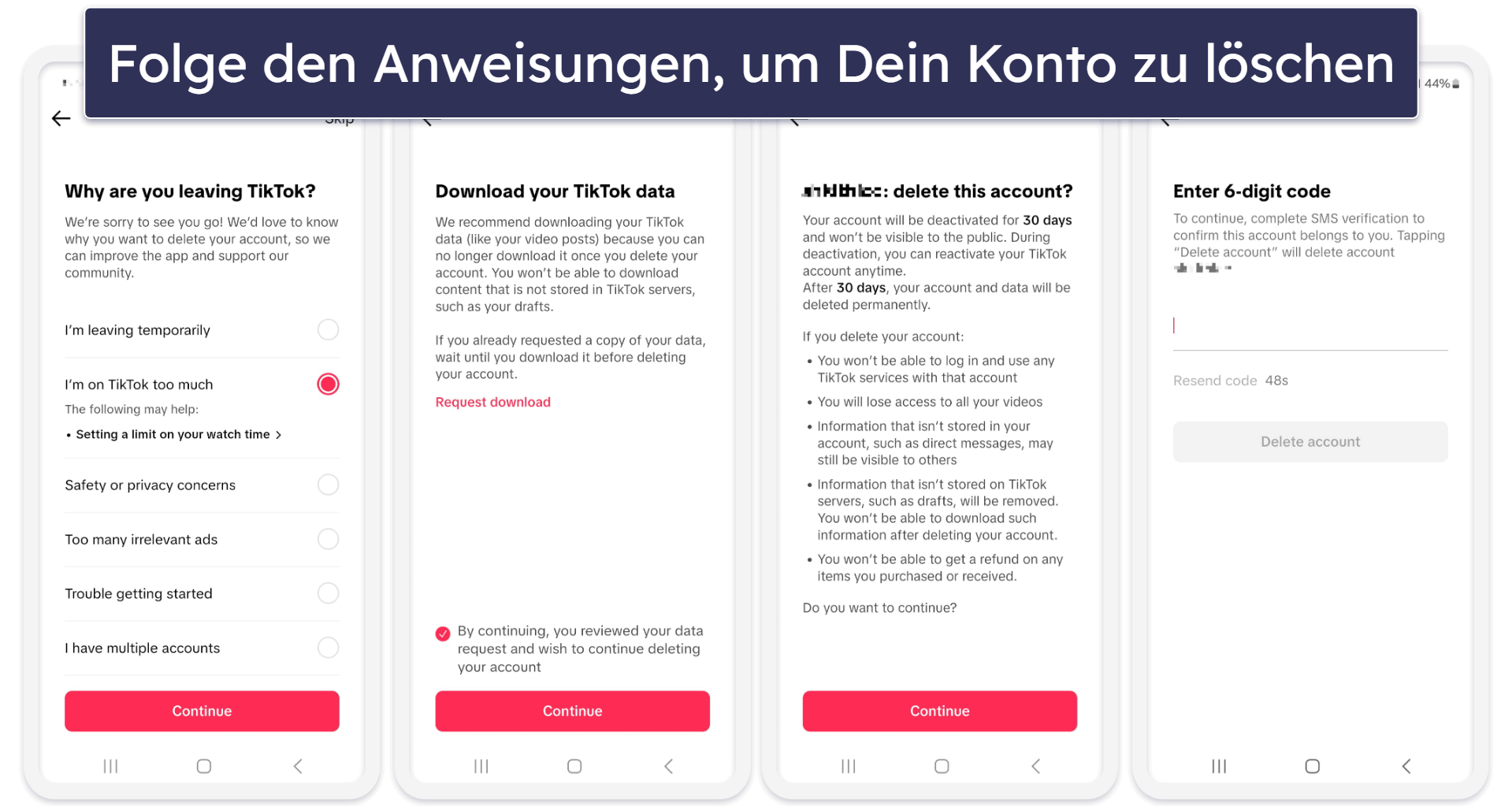 How to Delete Your TikTok Account