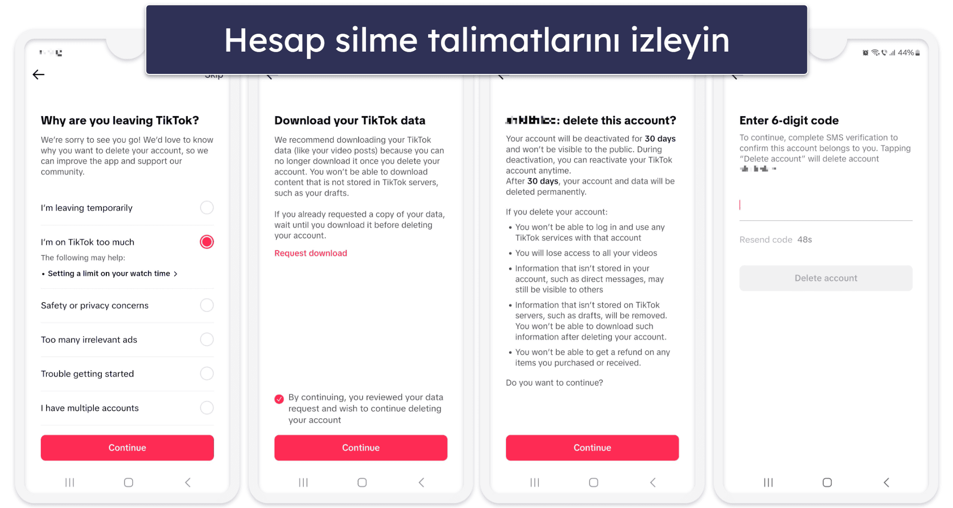 How to Delete Your TikTok Account