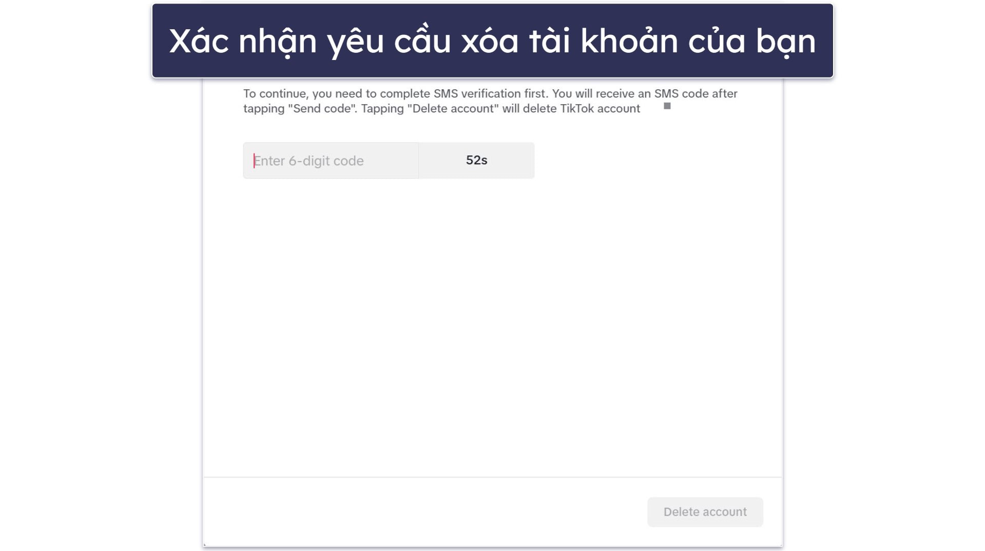 Cách xóa ID TikTok của bạn