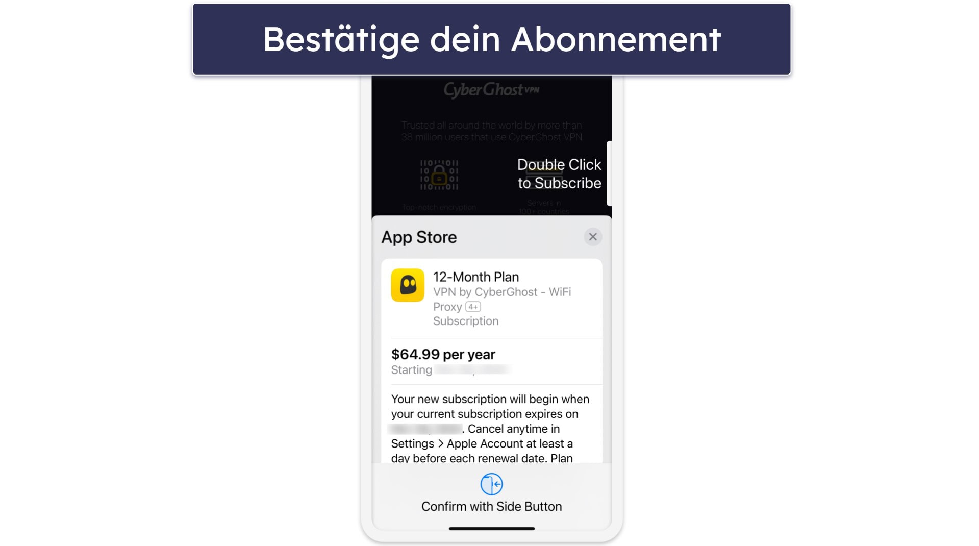 So kannst du dir die kostenlose Testversion von CyberGhost holen