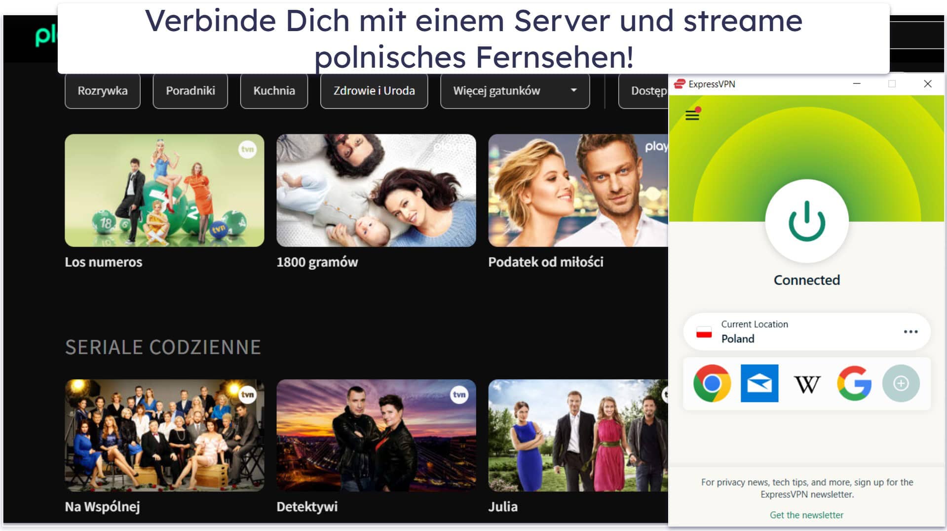 So kannst Du polnisches Fernsehen auf jedem Gerät ansehen
