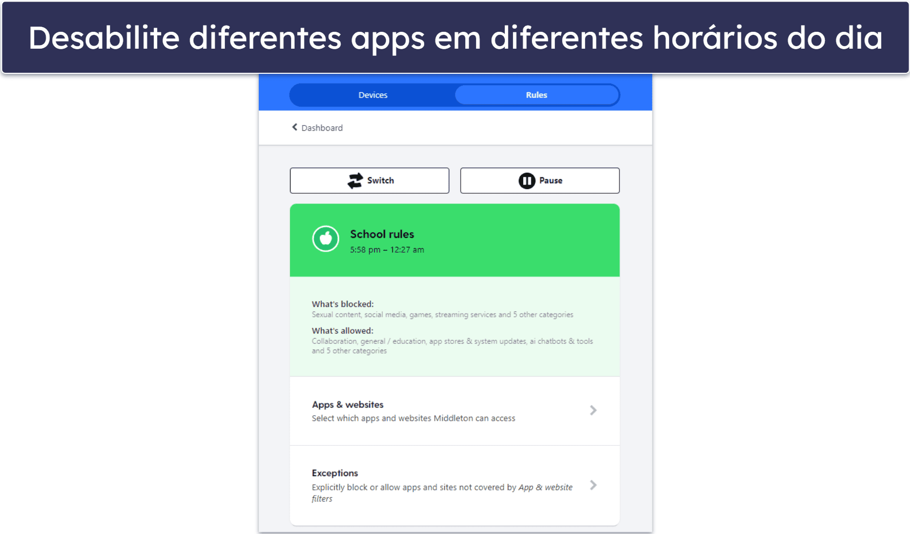 🥈 2. Bark — Controle dos pais que oferece espaço aos adolescentes