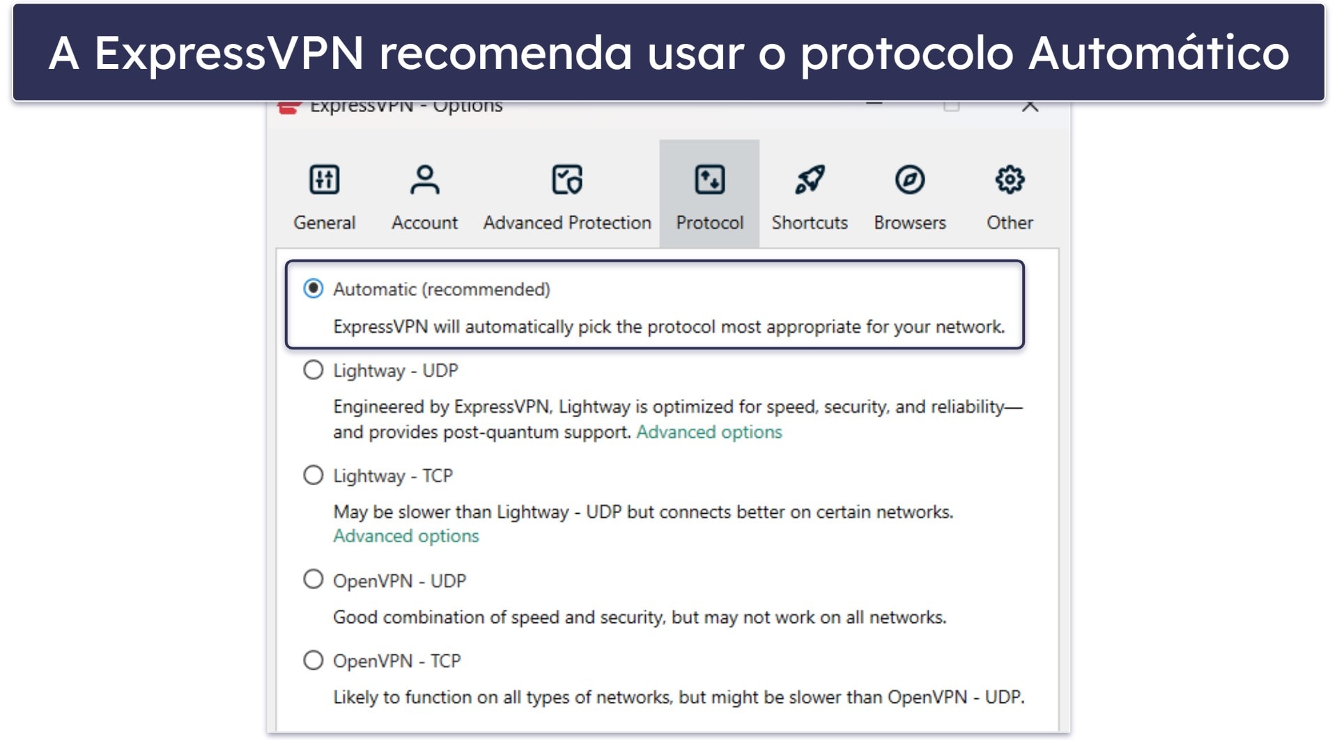 🥇1. ExpressVPN: melhor VPN geral para a Turquia em 2026
