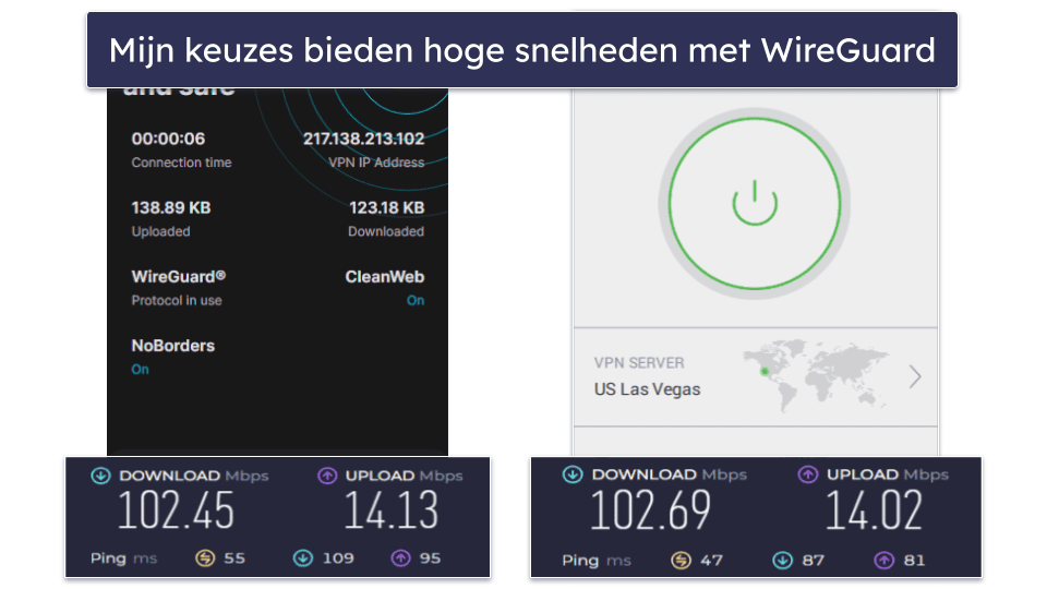 WireGuard VPN: vergelijkingstabel