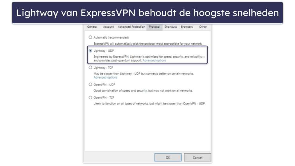 Bonus. ExpressVPN — de beste VPN  met een WireGuard-alternatief