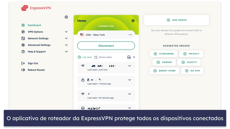 🥇1. ExpressVPN – melhor VPN geral para o México em 2026
