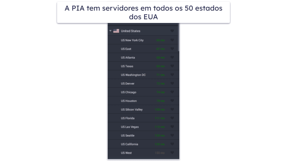 🥈2. Private Internet Access – VPN excelente para baixar e enviar torrents no México