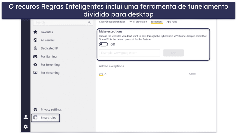 🥉3. CyberGhost VPN – ótima VPN com recurso de automação para conexão fácil no México