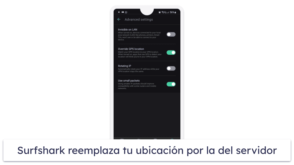 5. Surfshark: Es una VPN para México fácil de usar