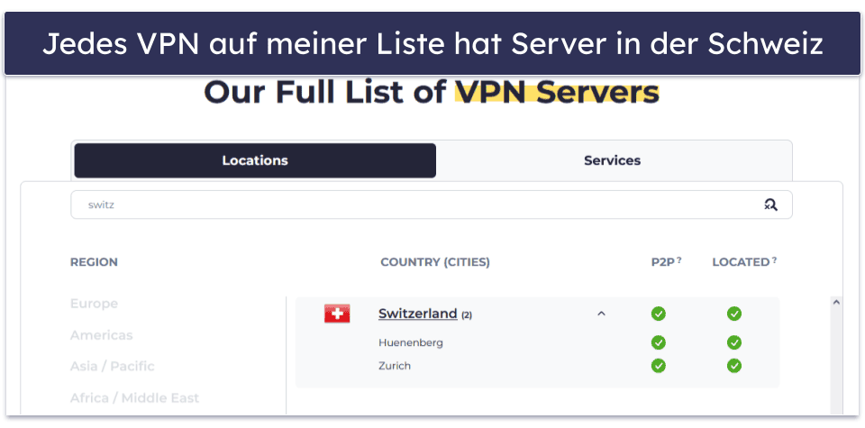 Testansatz: Vergleich &amp; Ranking-Kriterien