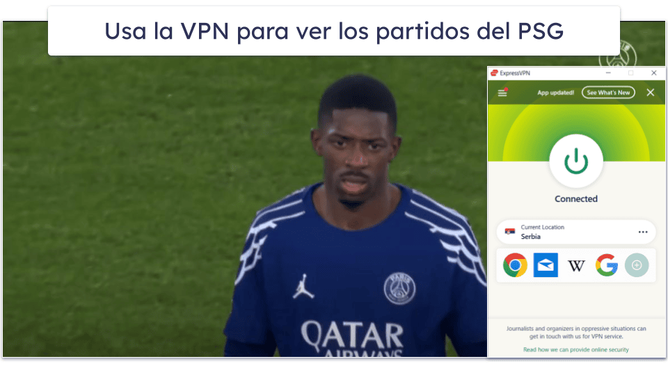 Cómo ver al PSG en cualquier dispositivo