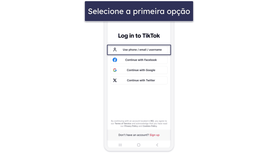 Como excluir sua conta do TikTok se você não tiver acesso a ela