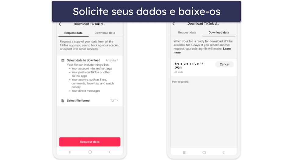 Como fazer backup da sua conta do TikTok antes de excluí-la