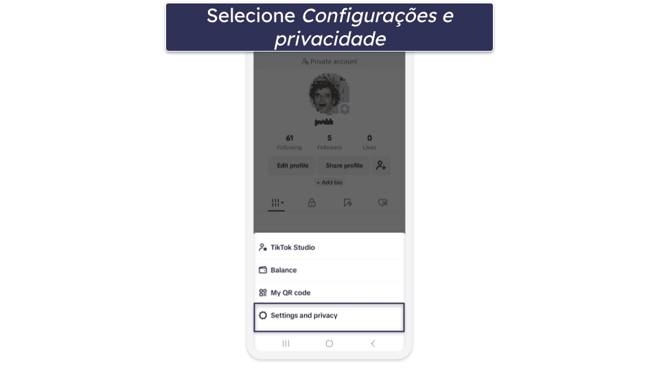 Como desativar sua conta do TikTok