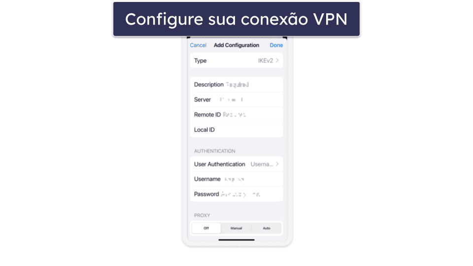 Como configurar manualmente uma VPN em qualquer dispositivo