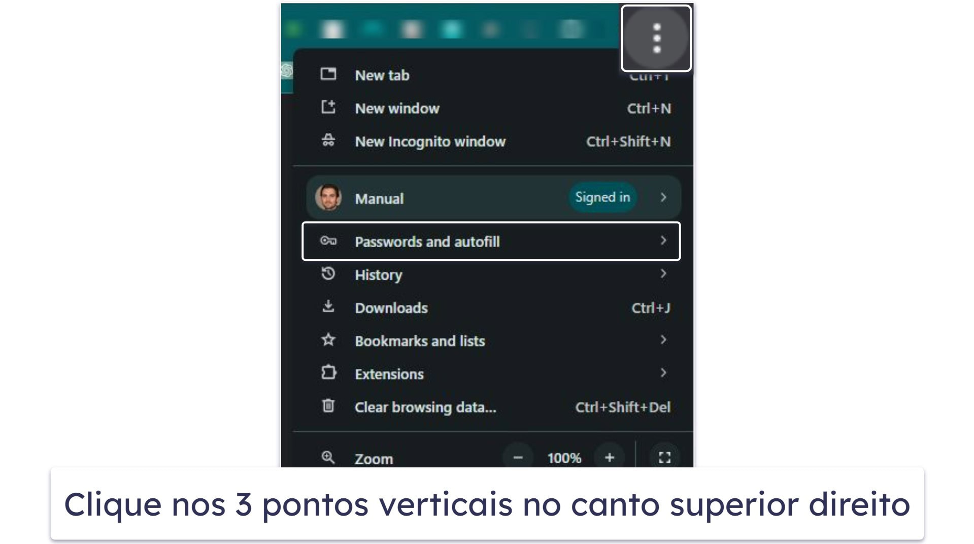Como gerenciar suas senhas salvas no Chrome em 2026