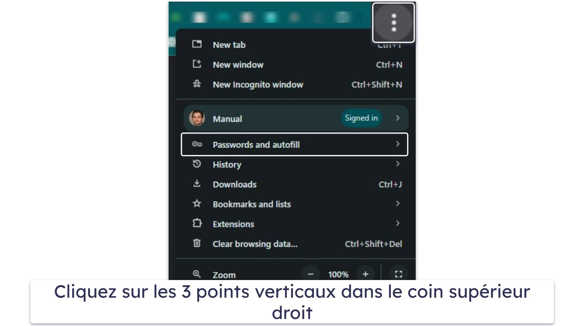 Comment exporter les mots de passe enregistrés sur Chrome vers un gestionnaire de mots de passe tiers