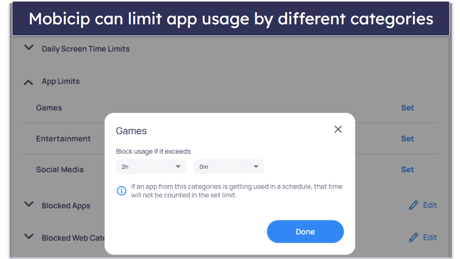 Mobicip Features — All the Industry-Standard Features (Plus Social Media Monitoring)