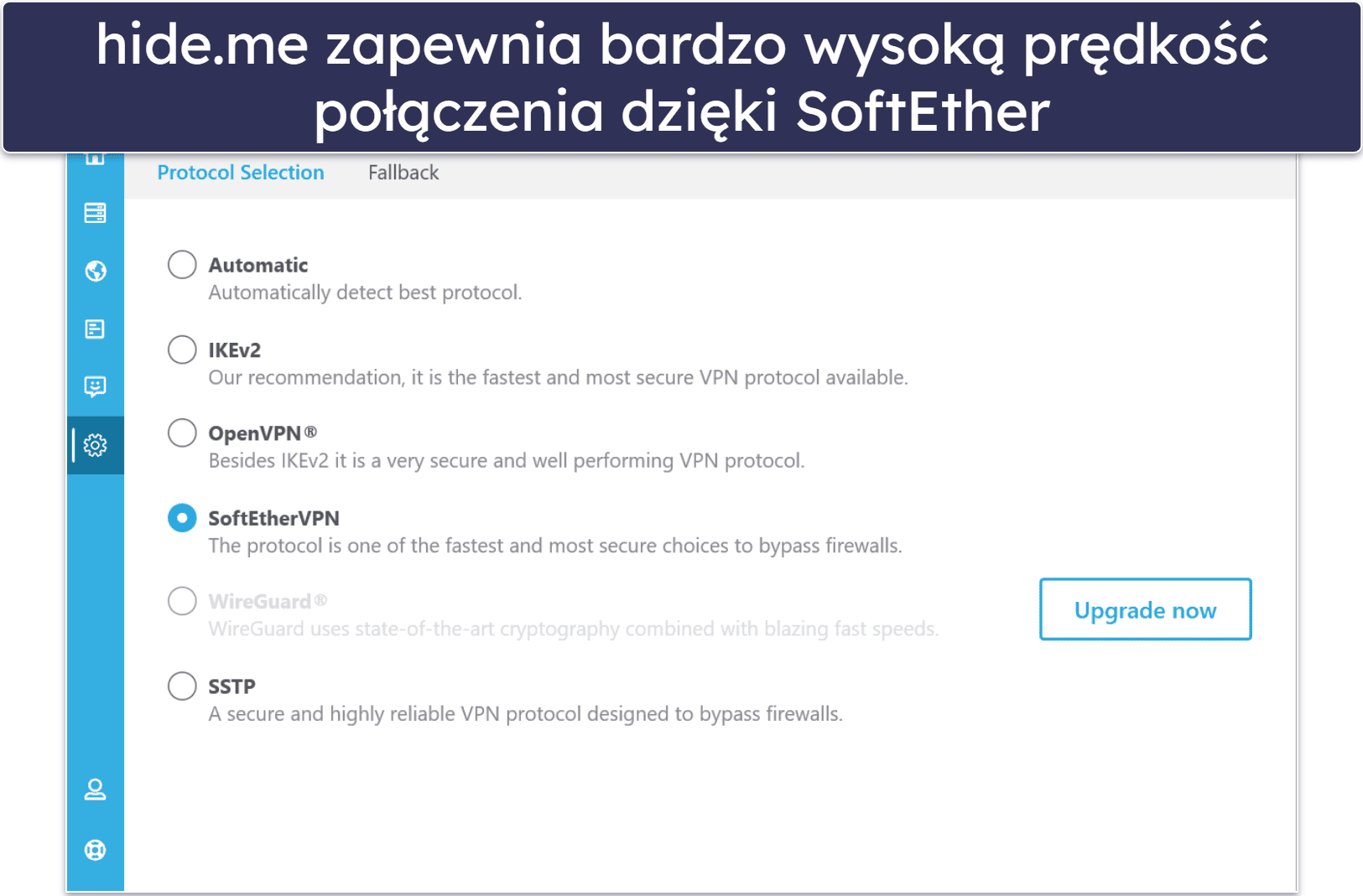🥉3. hide.me — wiele bezpłatnych i szybkich lokalizacji serwerów