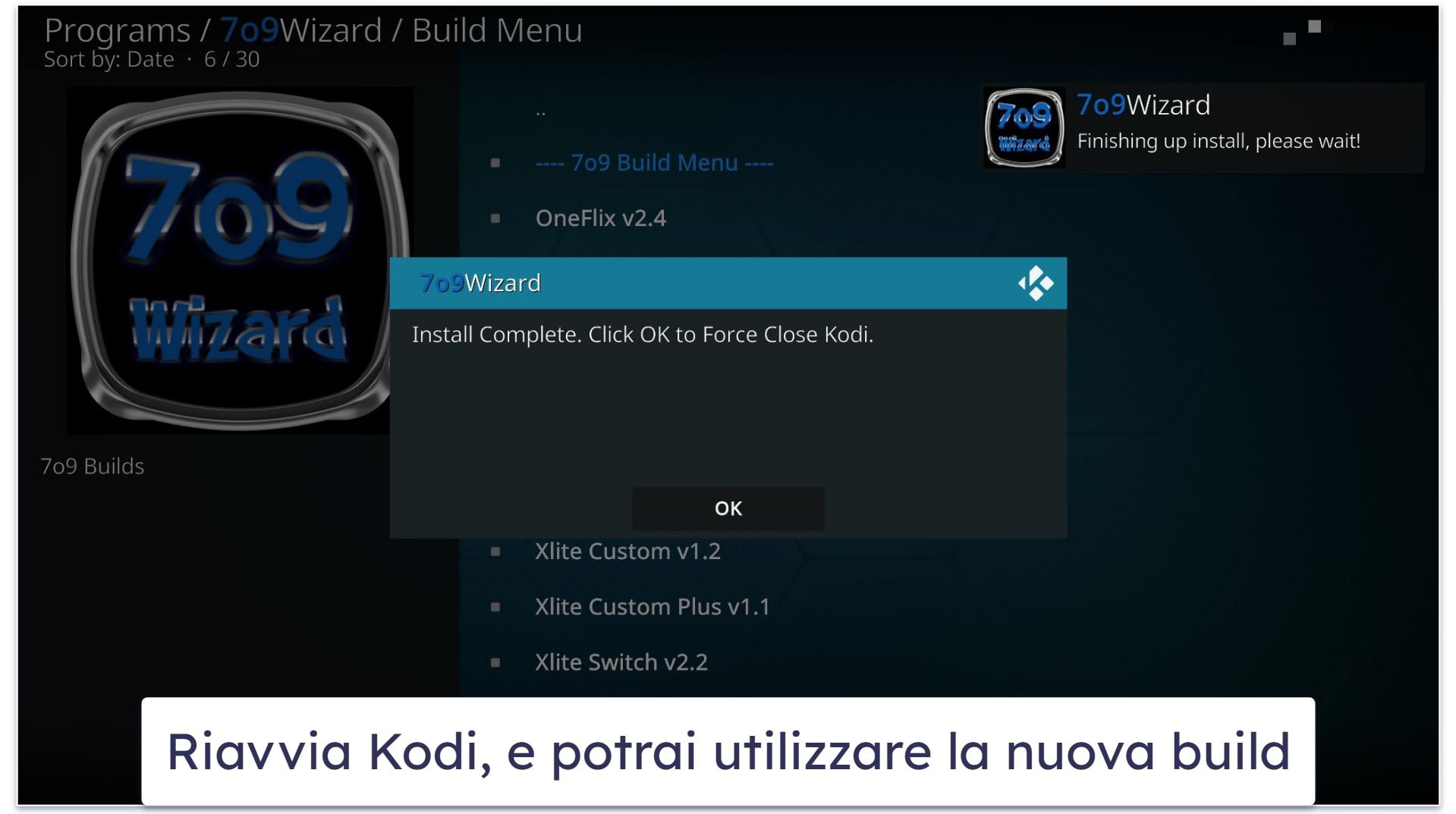 Come installare una build Kodi?