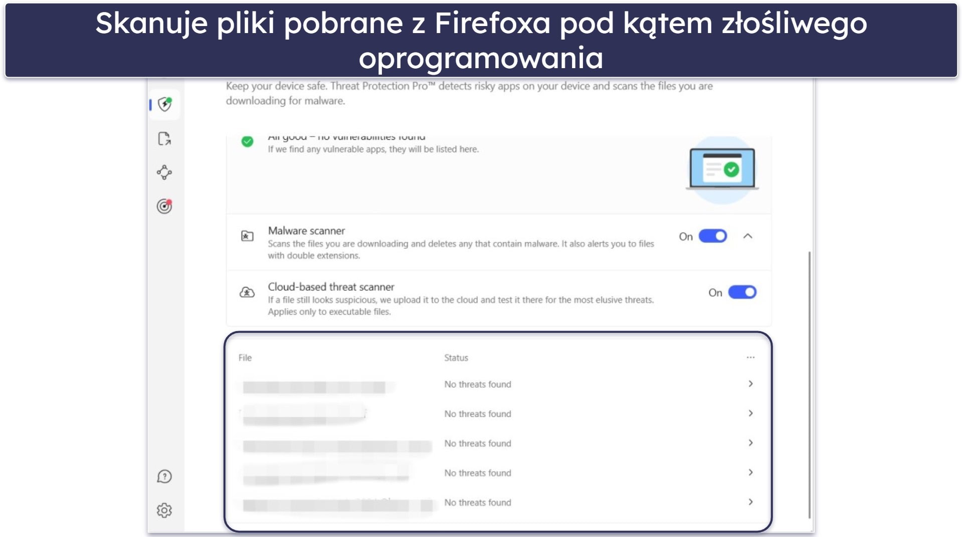4. NordVPN — Bezpieczny VPN dla Firefox (zaawansowany wyłącznik awaryjny + skaner złośliwego oprogramowania)