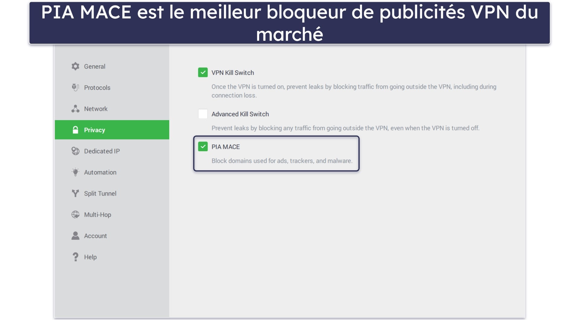 🥈2. Private Internet Access — Idéal pour le torrenting en Italie