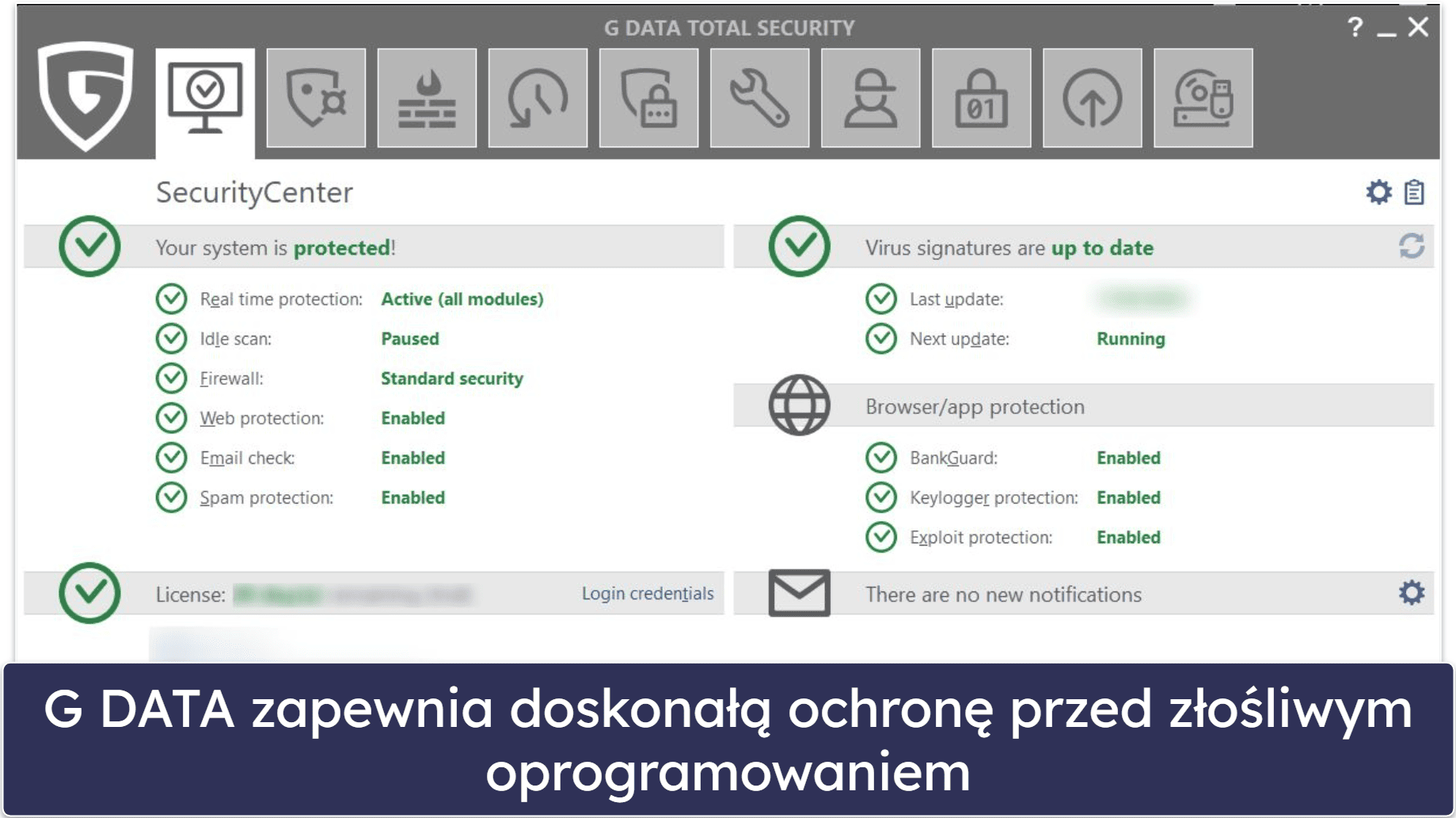 G DATA funkcje bezpieczeństwa — doskonały skaner złośliwego oprogramowania na bazie Bitdefender + dodatki