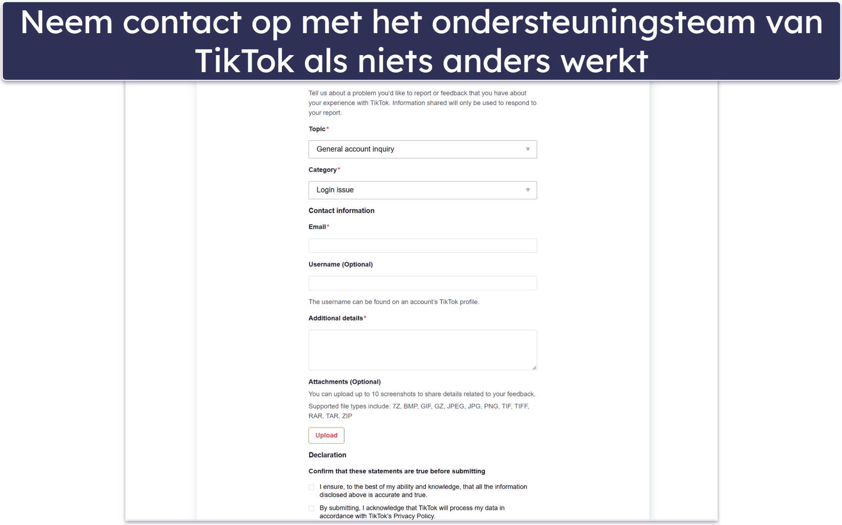 Hoe je TikTok account verwijderen als je er geen toegang meer toe hebt