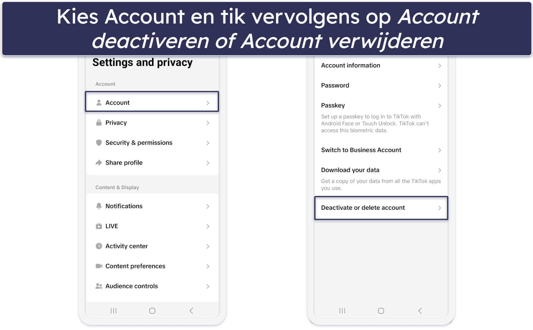 Hoe kun je je TikTok account verwijderen