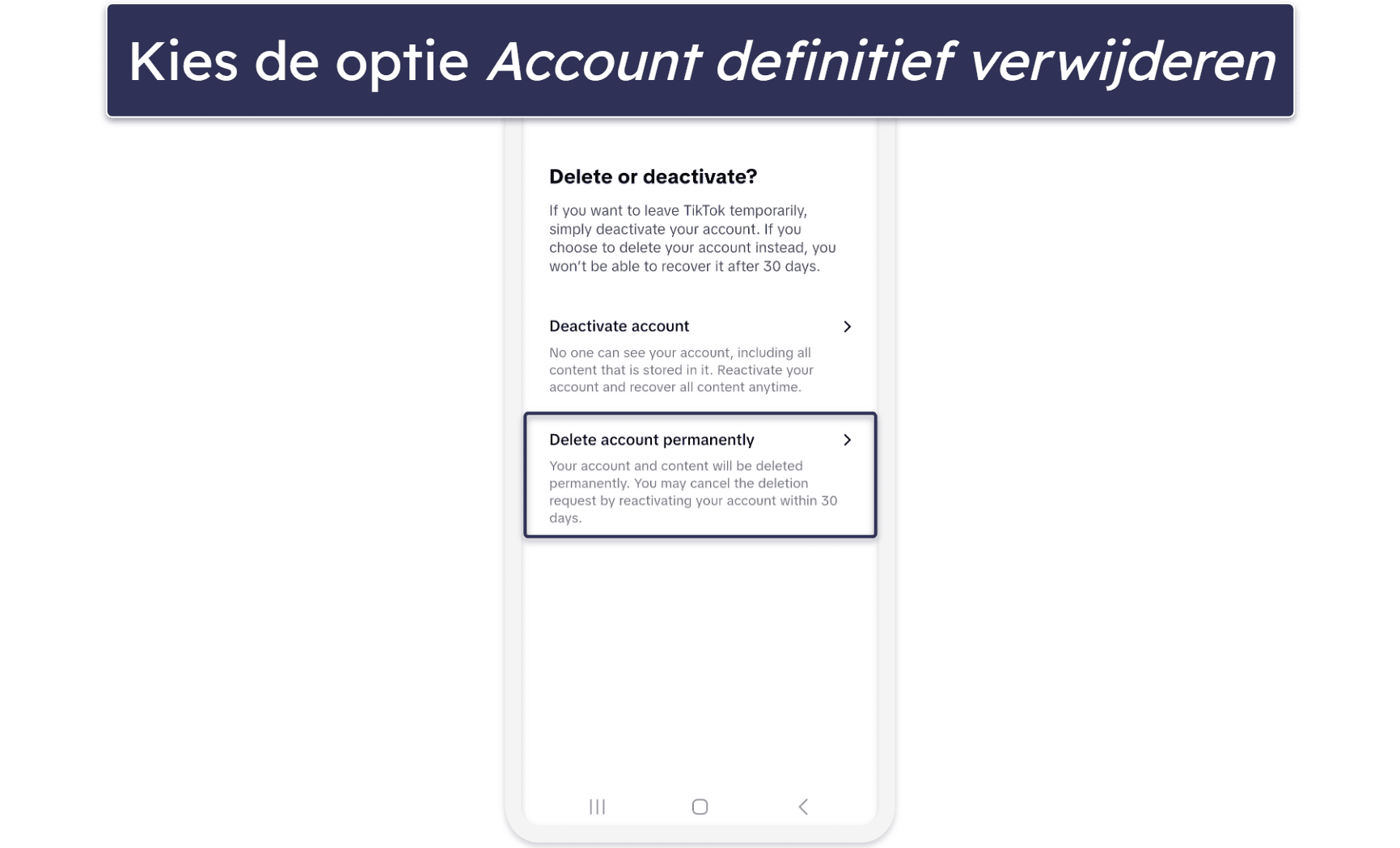 Hoe kun je je TikTok account verwijderen