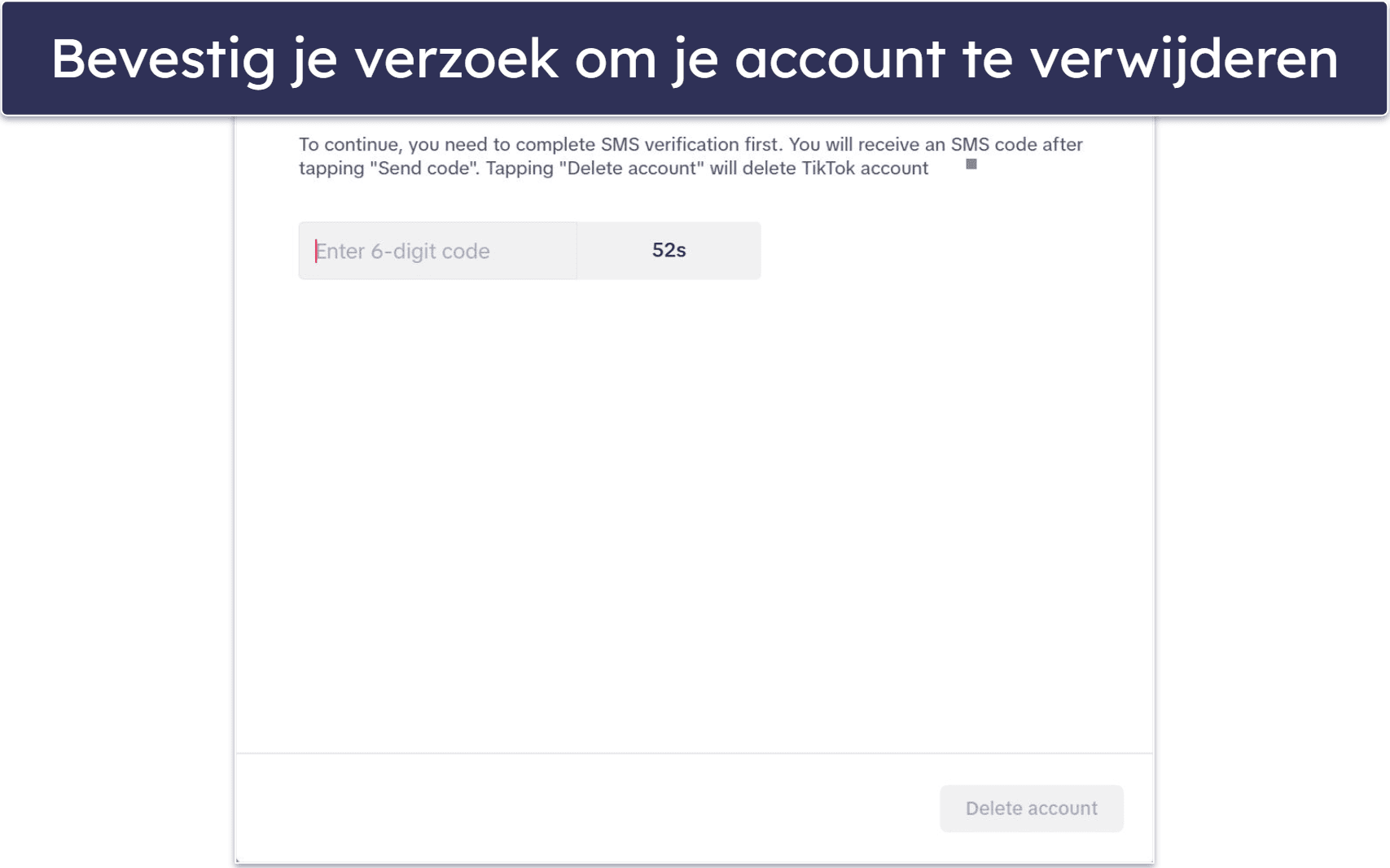 Hoe kun je je TikTok account verwijderen