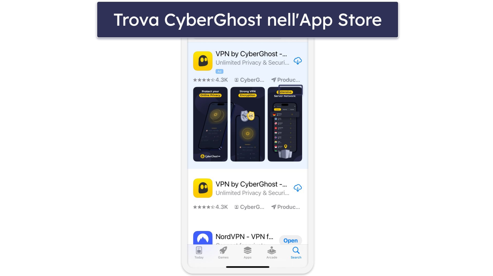 Come richiedere la prova gratuita di CyberGhost