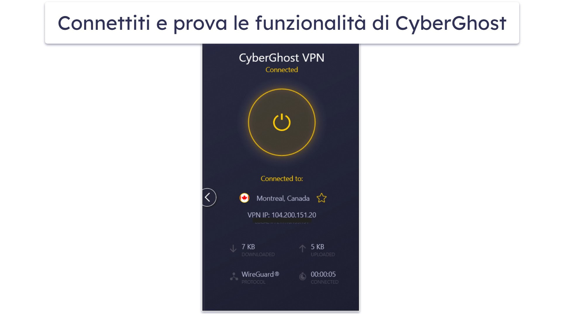Prova CyberGhost VPN senza rischi per 45 giorni (guida passo-passo)