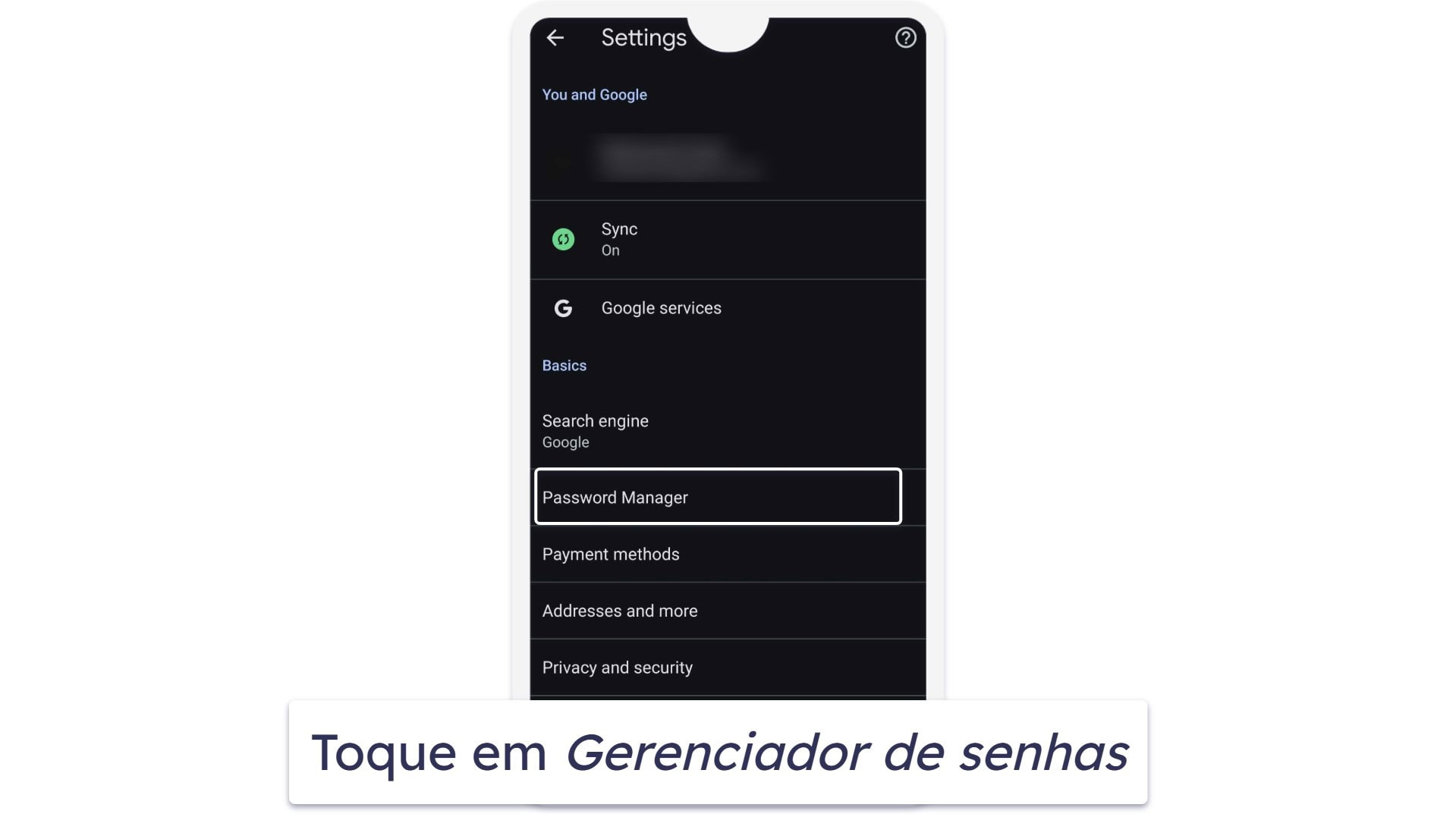 Como acessar senhas salvas sem o navegador Chrome (somente no Android)