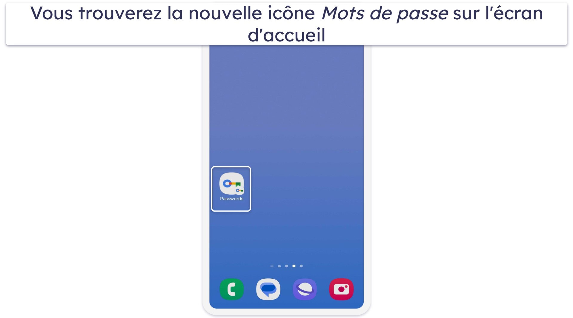 Comment accéder aux mots de passe enregistrés sans utiliser le navigateur Chrome (uniquement sur Android)