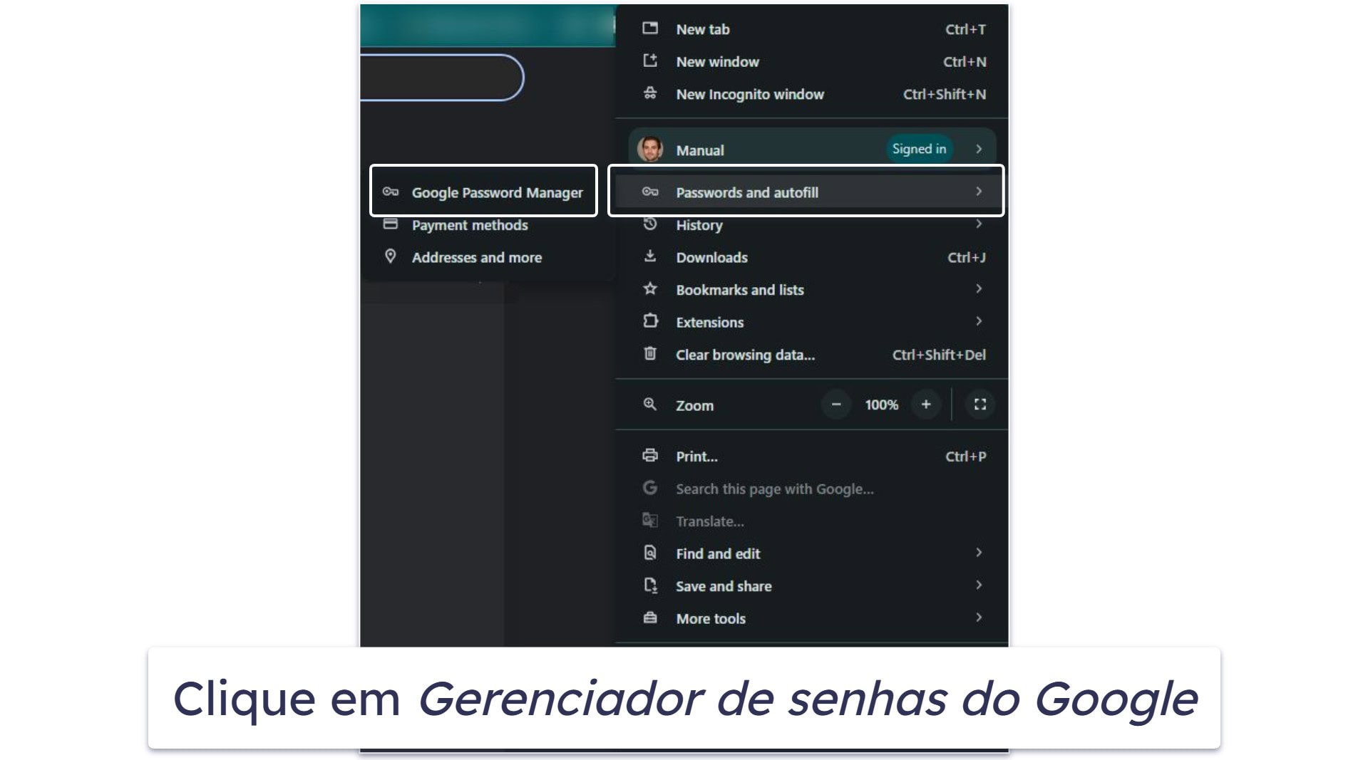 Como gerenciar suas senhas salvas no Chrome em 2026