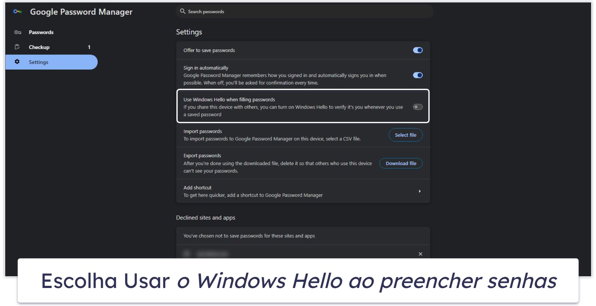 Como gerenciar suas senhas salvas no Chrome em 2026