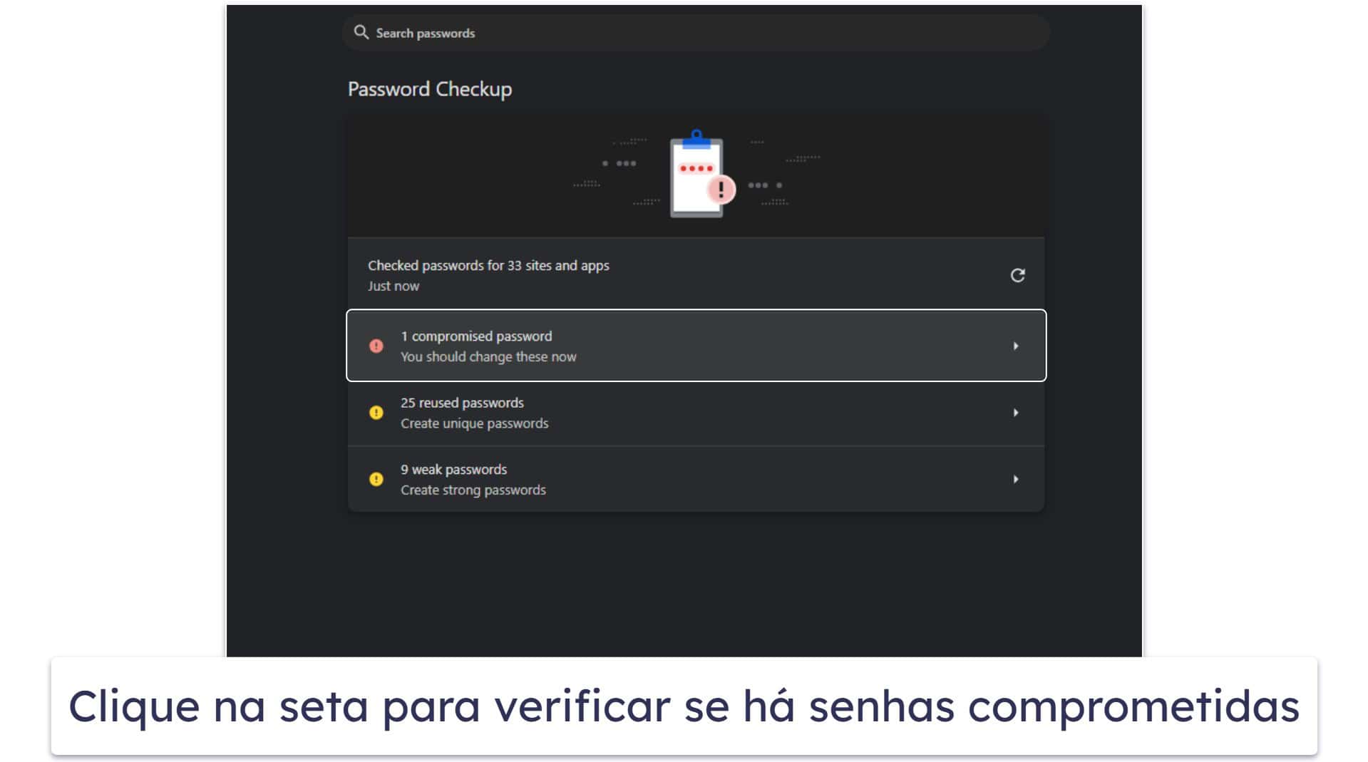 Como gerenciar suas senhas salvas no Chrome em 2026