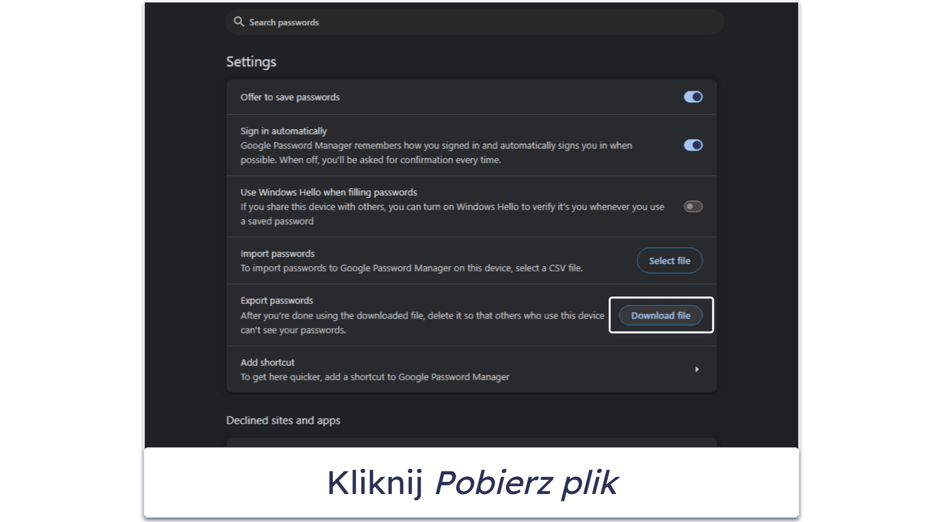 How to Manage Saved Passwords in Chrome