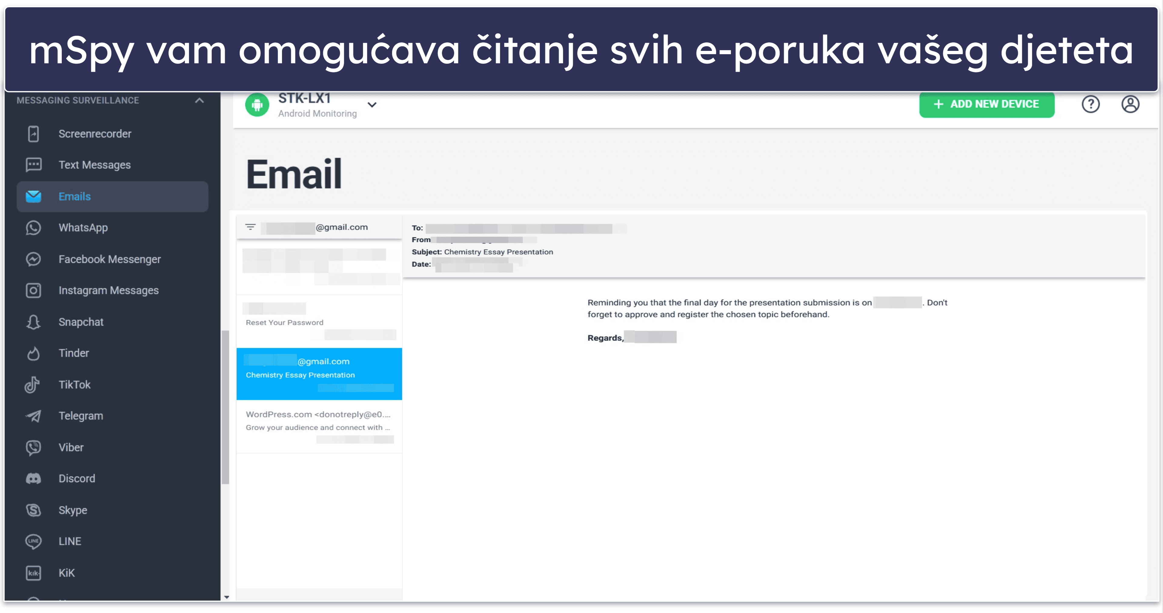 mSpy značajke – dobar raspon, ali mnoge zahtijevaju otključavanje telefona vašeg djeteta