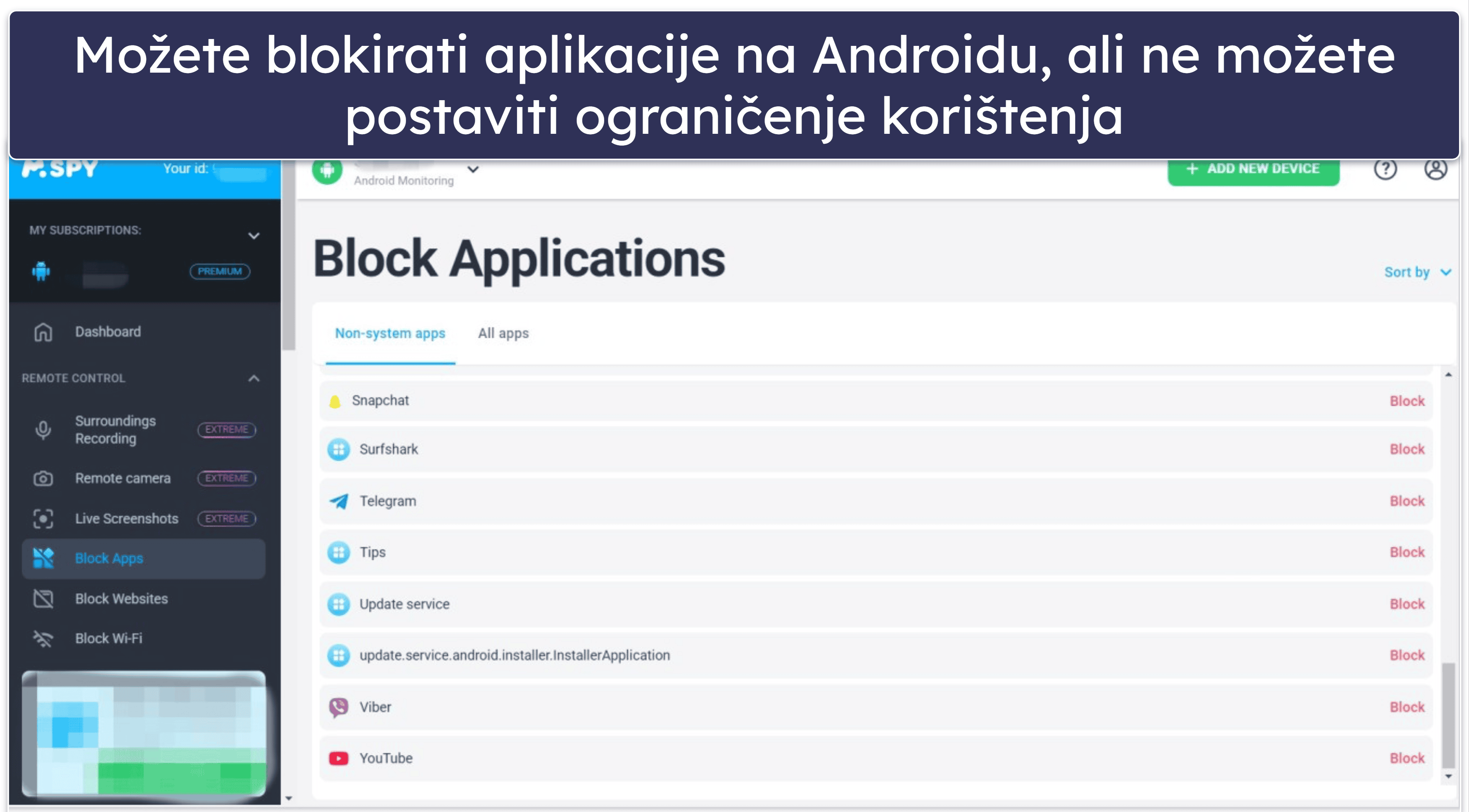 mSpy značajke – dobar raspon, ali mnoge zahtijevaju otključavanje telefona vašeg djeteta