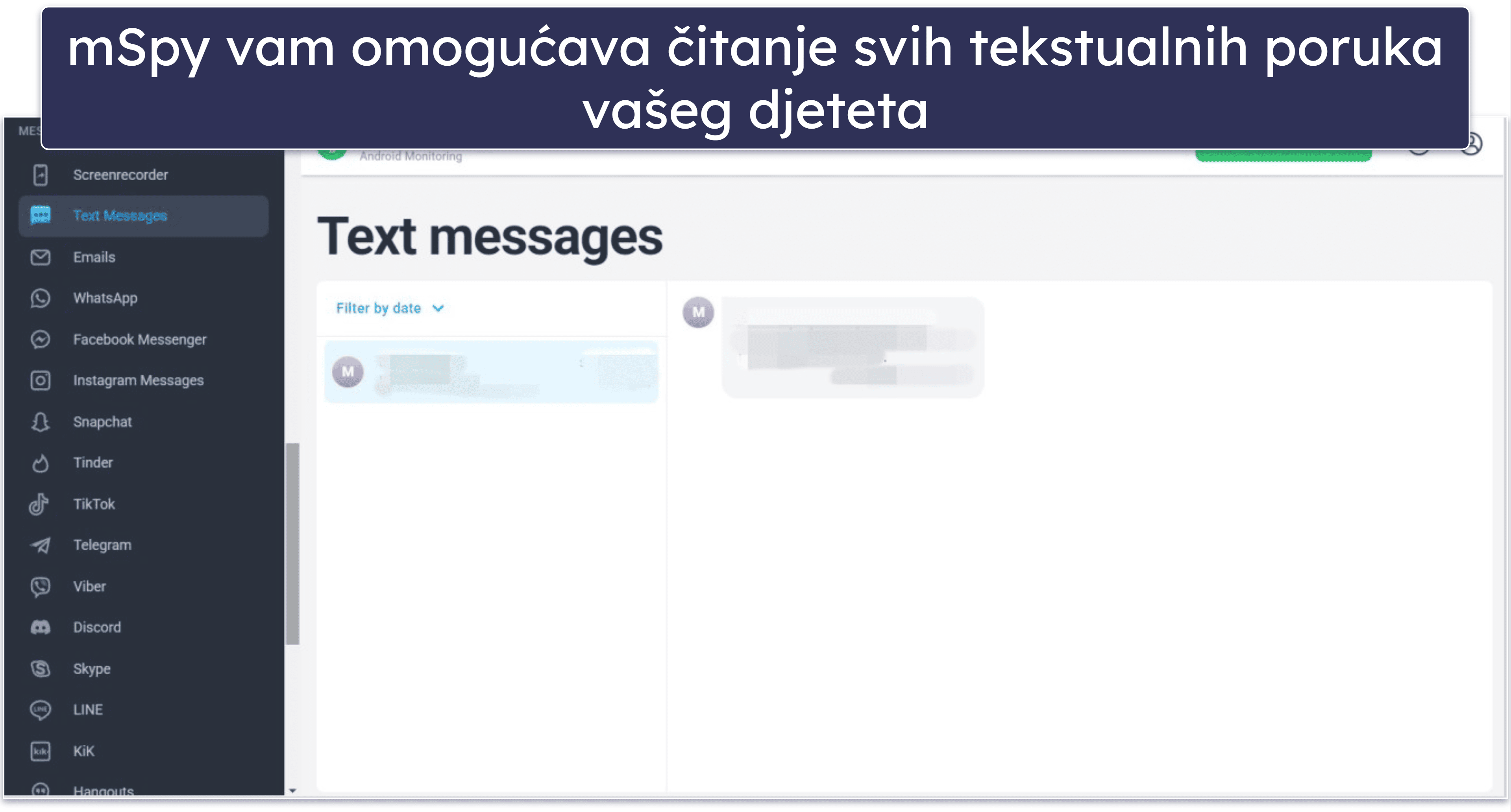 mSpy značajke – dobar raspon, ali mnoge zahtijevaju otključavanje telefona vašeg djeteta