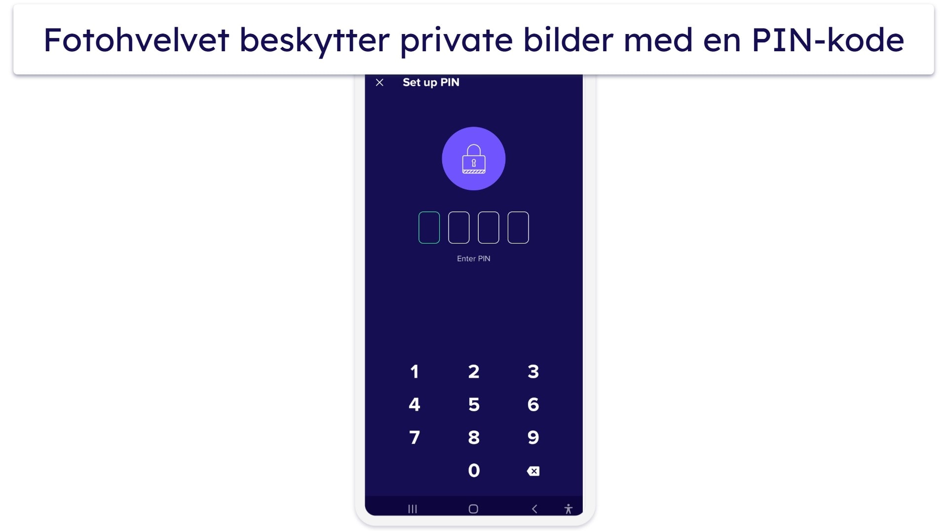 6. Avast — grunnleggende sikkerhet for Android + kryptert bildehvelv