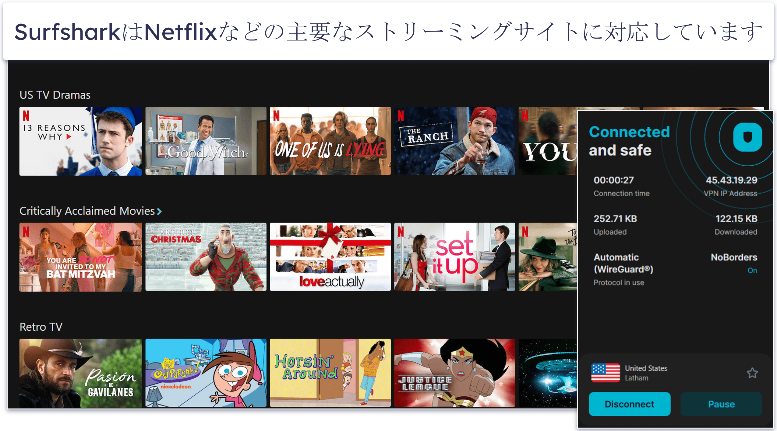 Surfsharkを使うメリットは？