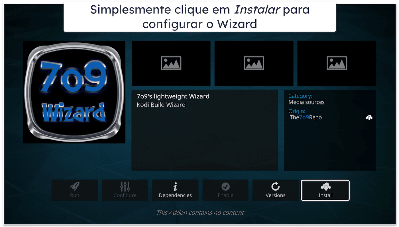 Como você instala uma Build no Kodi?