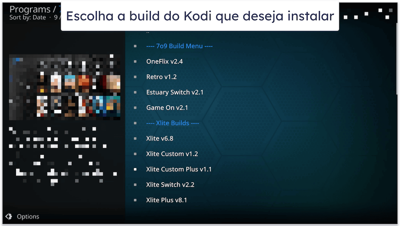 Como você instala uma Build no Kodi?