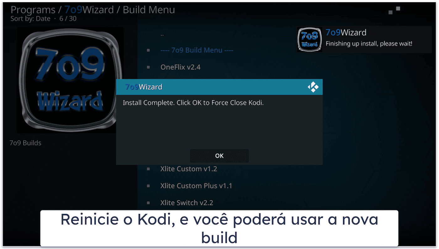 Como você instala uma Build no Kodi?